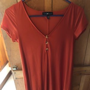 Orange dress